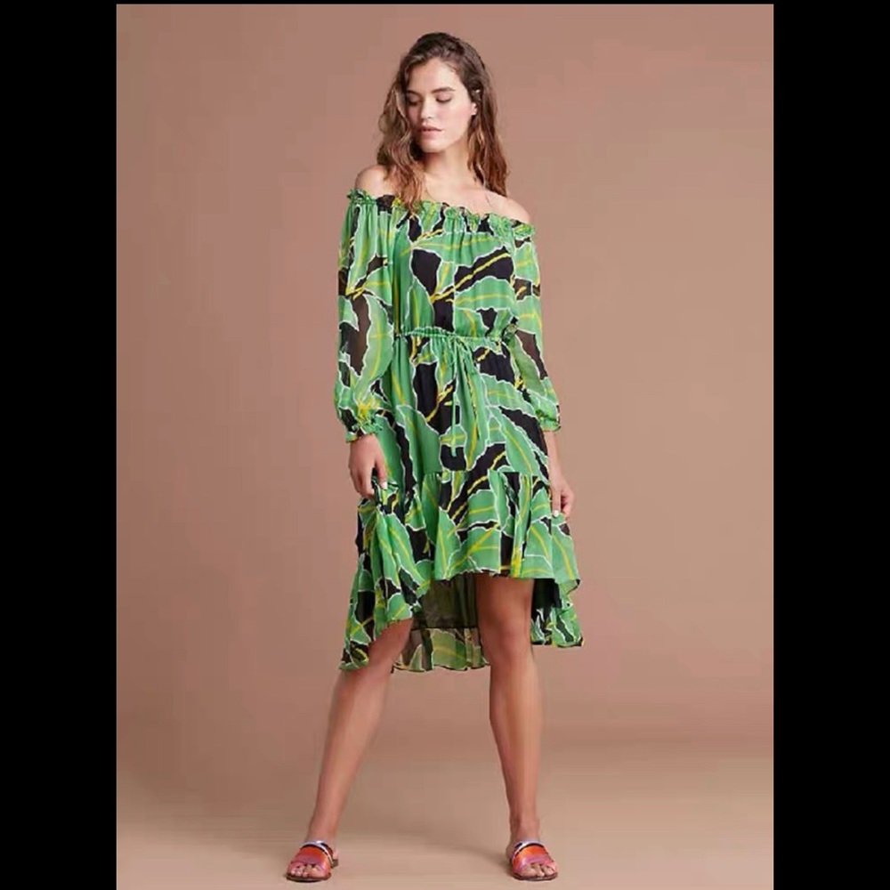 DVF silk dress